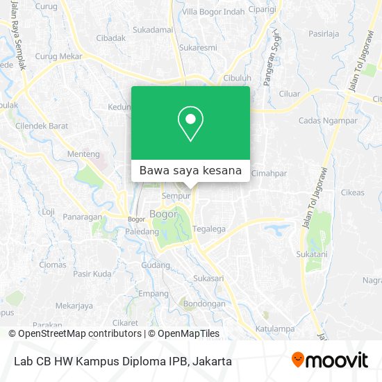 Peta Lab CB HW Kampus Diploma IPB