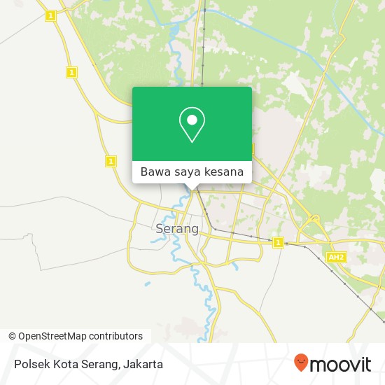 Peta Polsek Kota Serang