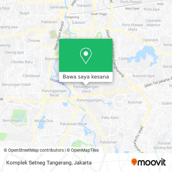 Peta Komplek Setneg Tangerang