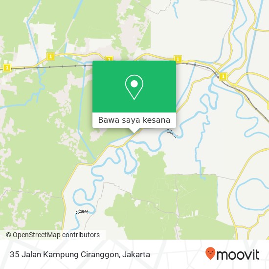 Peta 35 Jalan Kampung Ciranggon