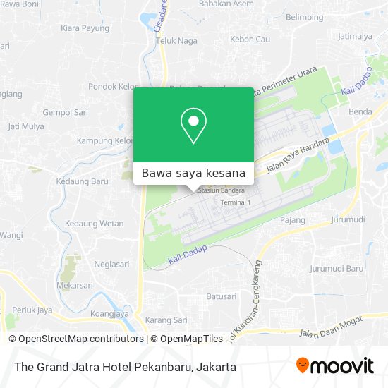 Peta The Grand Jatra Hotel Pekanbaru