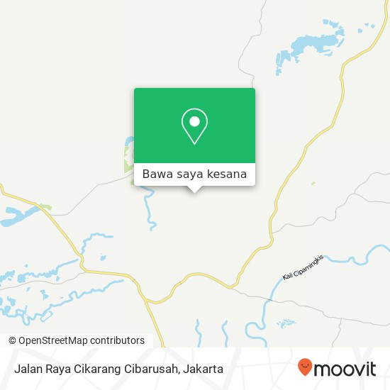 Peta Jalan Raya Cikarang Cibarusah