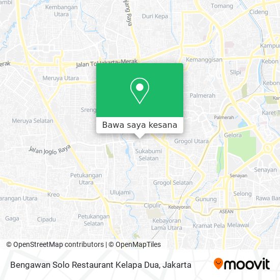 Peta Bengawan Solo Restaurant Kelapa Dua
