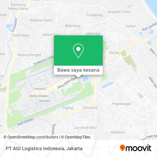 Peta PT AGI Logistics Indonesia