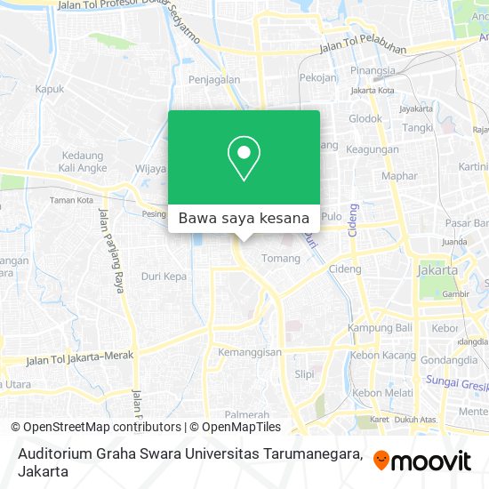 Peta Auditorium Graha Swara Universitas Tarumanegara