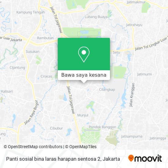 Peta Panti sosial bina laras harapan sentosa 2