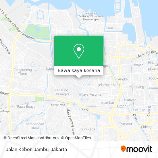 Peta Jalan Kebon Jambu