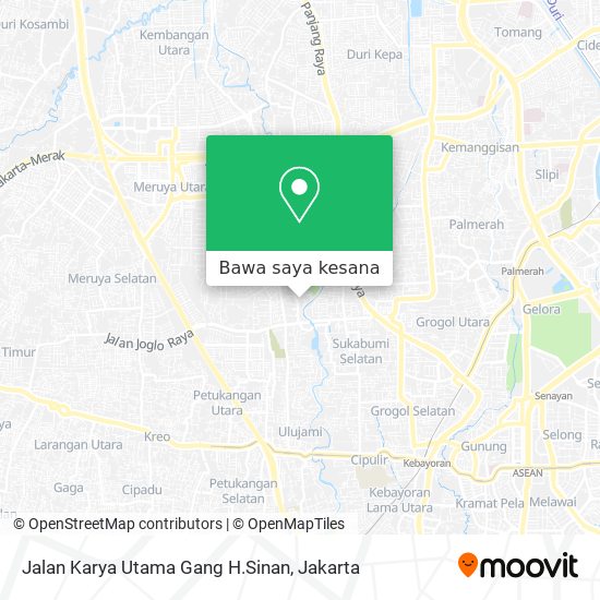 Peta Jalan Karya Utama Gang H.Sinan