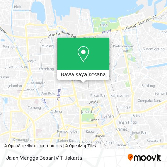 Peta Jalan Mangga Besar IV T