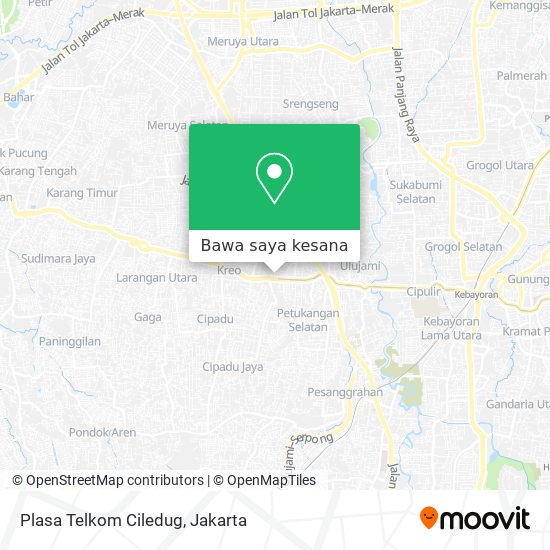 Peta Plasa Telkom Ciledug