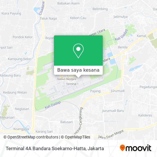 Peta Terminal 4A Bandara Soekarno-Hatta