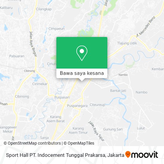Peta Sport Hall PT. Indocement Tunggal Prakarsa