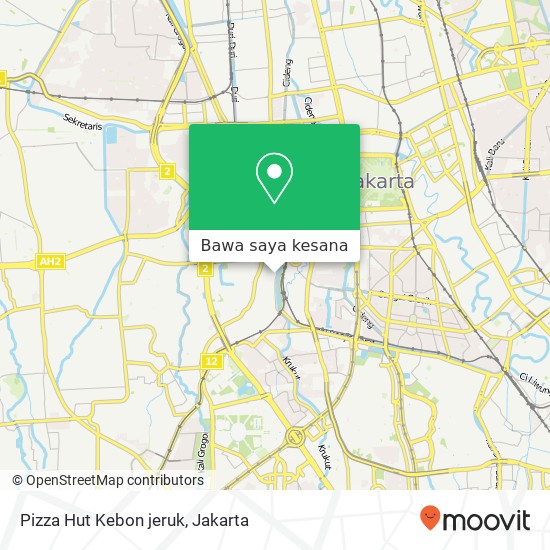 Peta Pizza Hut Kebon jeruk