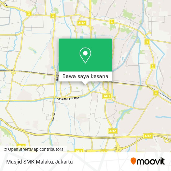 Peta Masjid SMK Malaka