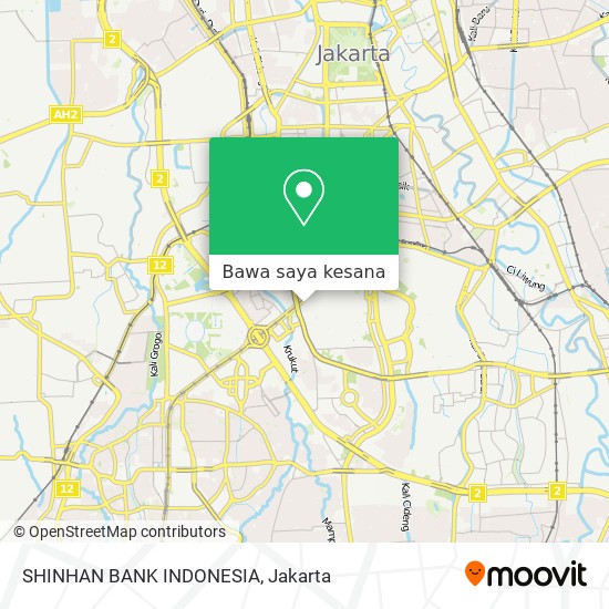 Peta SHINHAN BANK INDONESIA