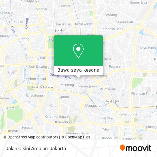 Peta Jalan Cikini Ampiun