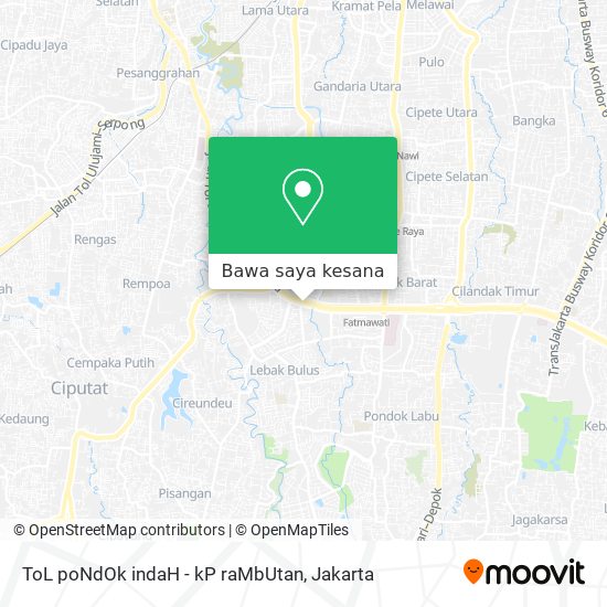 Peta ToL poNdOk indaH - kP raMbUtan