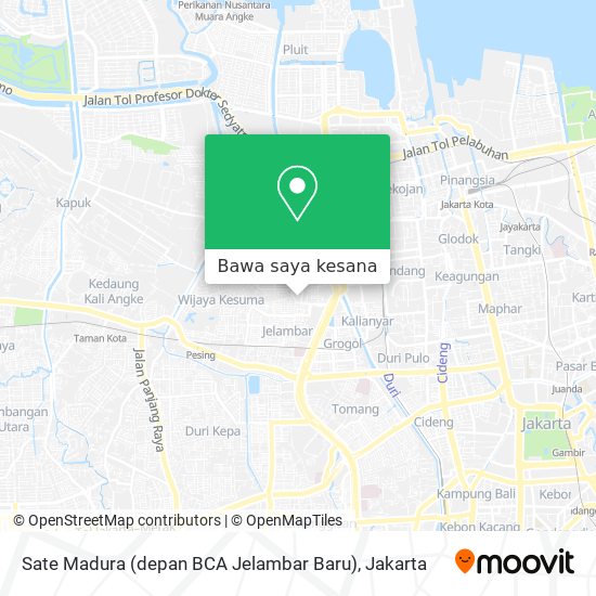 Peta Sate Madura (depan BCA Jelambar Baru)