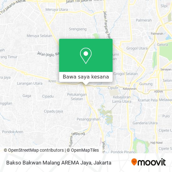 Peta Bakso Bakwan Malang AREMA Jaya