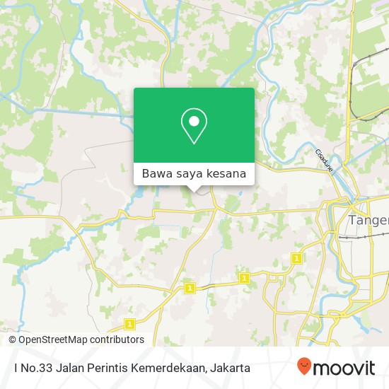 Peta I No.33 Jalan Perintis Kemerdekaan