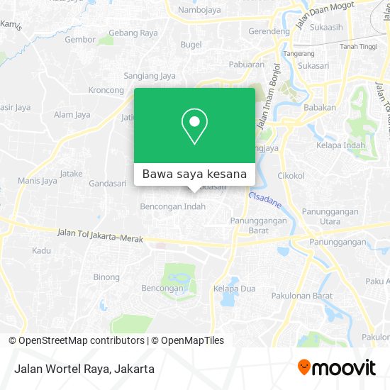 Peta Jalan Wortel Raya