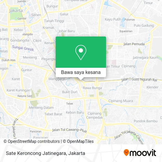 Peta Sate Keroncong Jatinegara