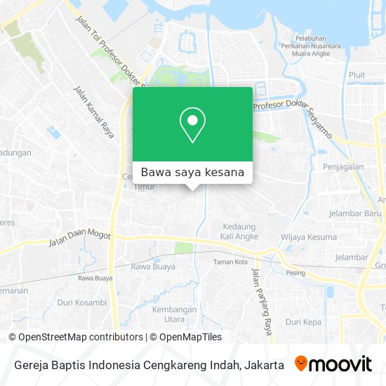 Peta Gereja Baptis Indonesia Cengkareng Indah