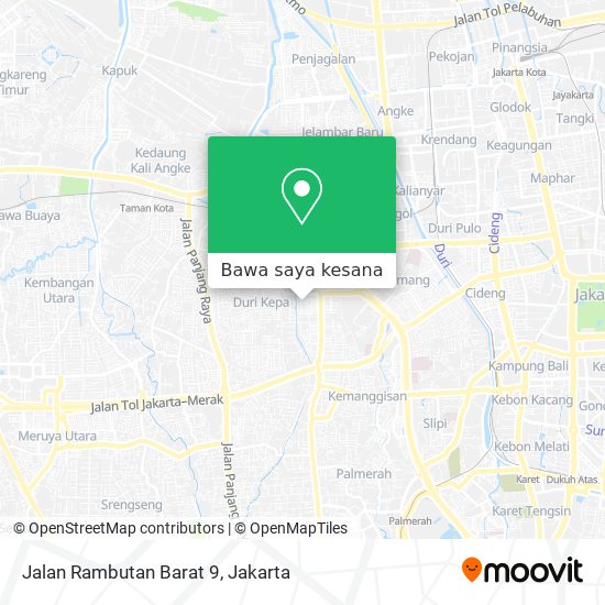 Peta Jalan Rambutan Barat 9