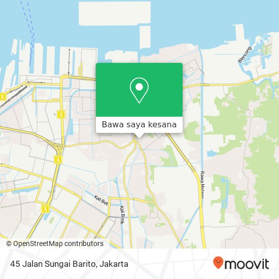 Peta 45 Jalan Sungai Barito