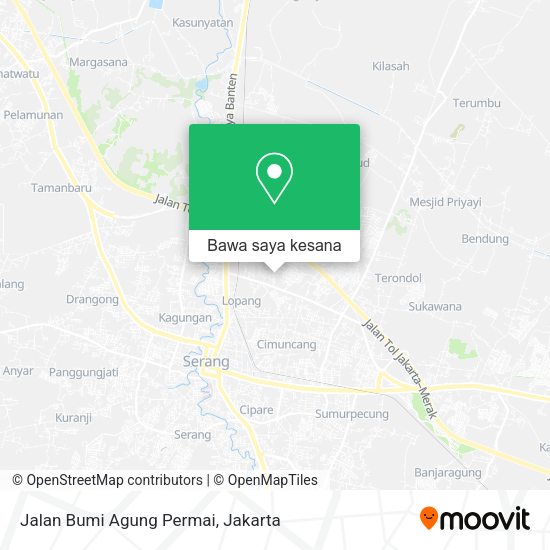 Peta Jalan Bumi Agung Permai