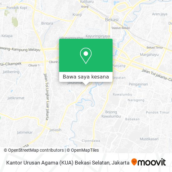 Peta Kantor Urusan Agama (KUA) Bekasi Selatan