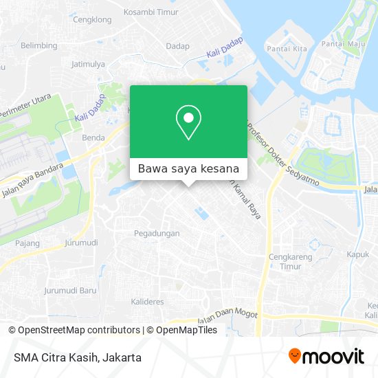 Peta SMA Citra Kasih