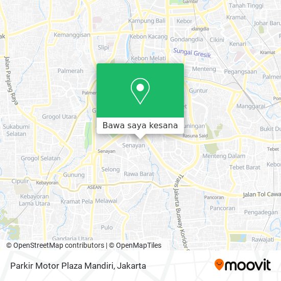 Peta Parkir Motor Plaza Mandiri