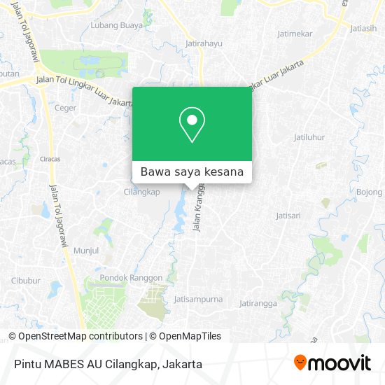 Peta Pintu MABES AU Cilangkap