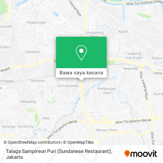 Peta Talaga Sampireun Puri (Sundanese Restaurant)