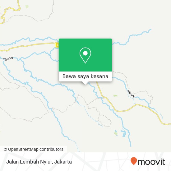 Peta Jalan Lembah Nyiur