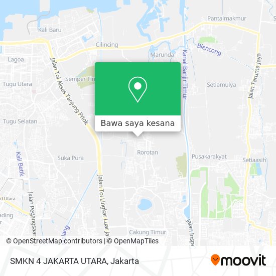 Peta SMKN 4 JAKARTA UTARA