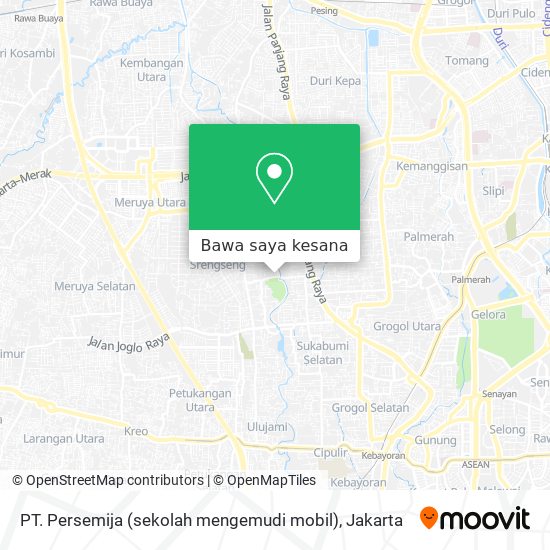 Peta PT. Persemija (sekolah mengemudi mobil)