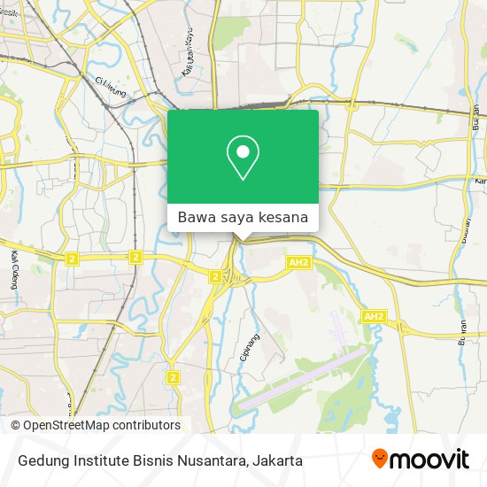 Peta Gedung Institute Bisnis Nusantara