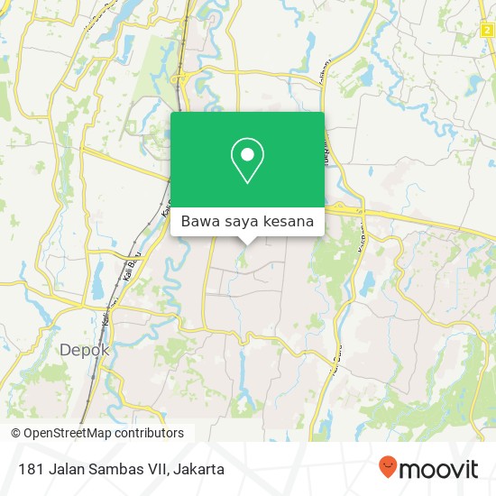 Peta 181 Jalan Sambas VII