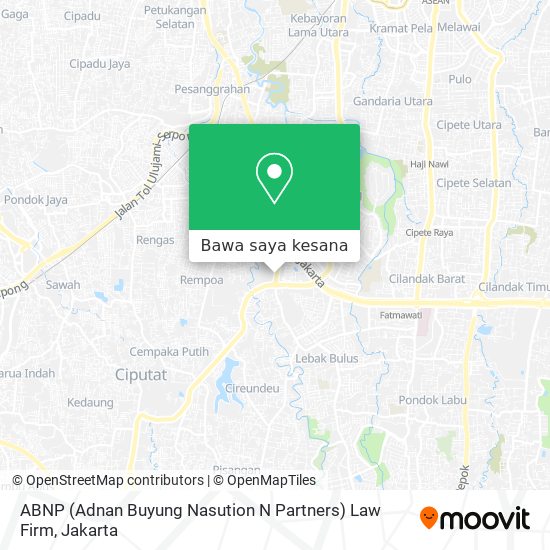 Peta ABNP (Adnan Buyung Nasution N Partners) Law Firm