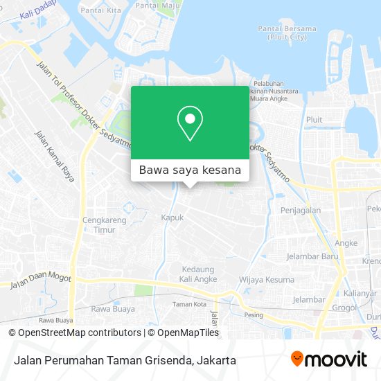 Peta Jalan Perumahan Taman Grisenda