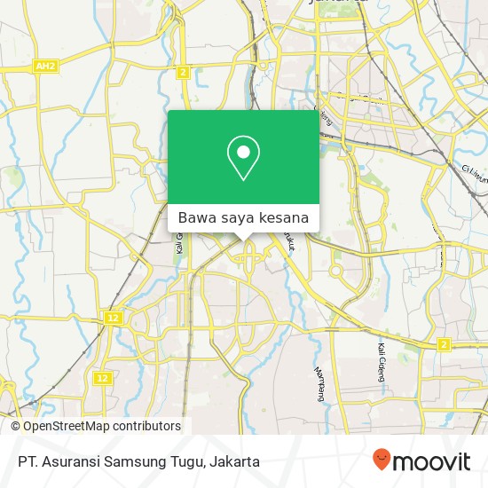 Peta PT. Asuransi Samsung Tugu