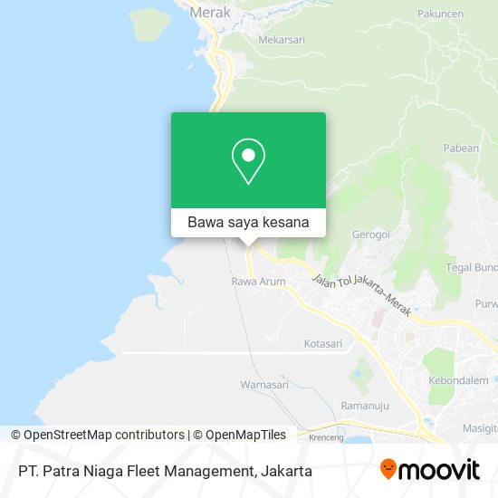 Peta PT. Patra Niaga Fleet Management