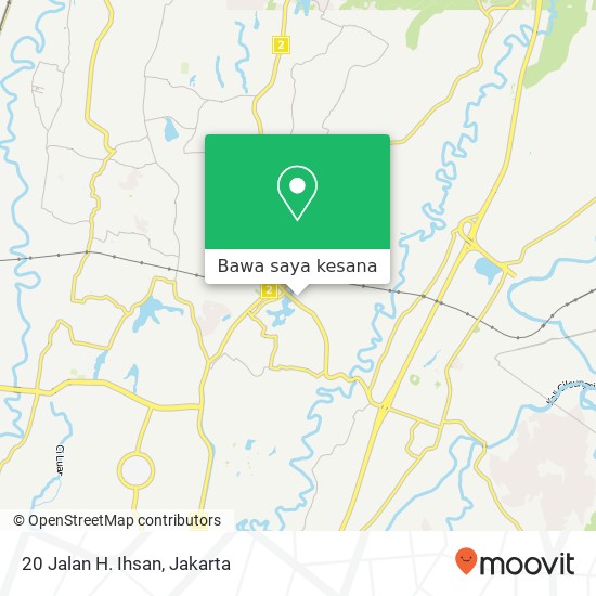 Peta 20 Jalan H. Ihsan