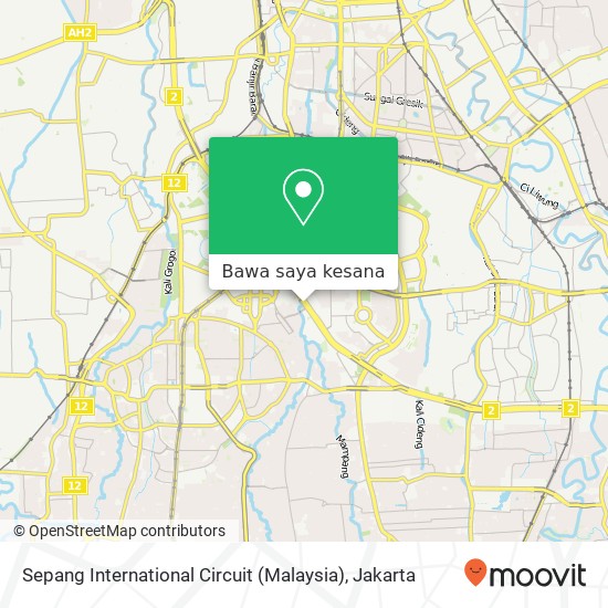 Peta Sepang International Circuit (Malaysia)