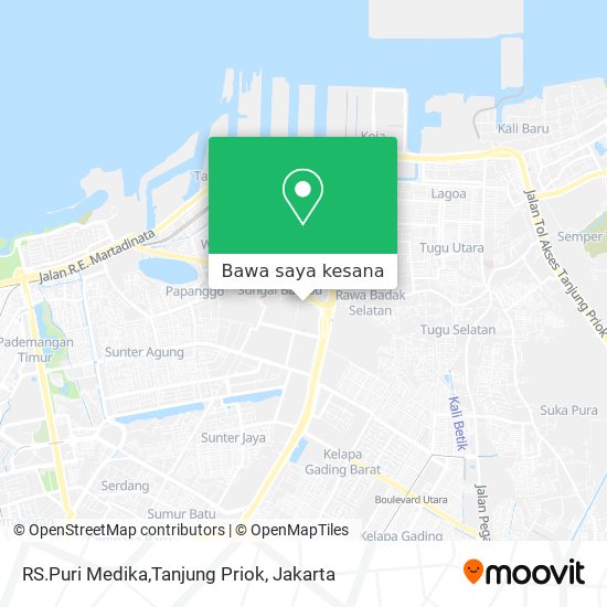 Peta RS.Puri Medika,Tanjung Priok
