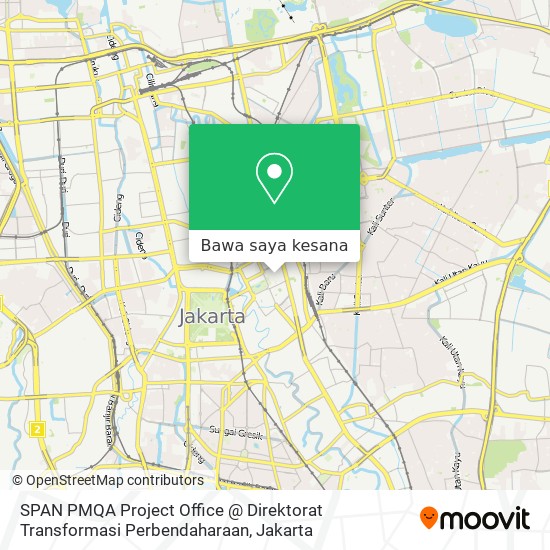 Peta SPAN PMQA Project Office @ Direktorat Transformasi Perbendaharaan