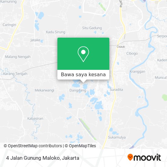 Peta 4 Jalan Gunung Maloko