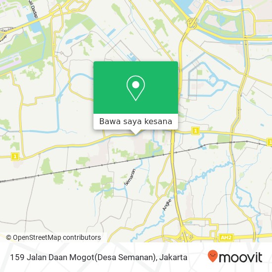 Peta 159 Jalan Daan Mogot(Desa Semanan)